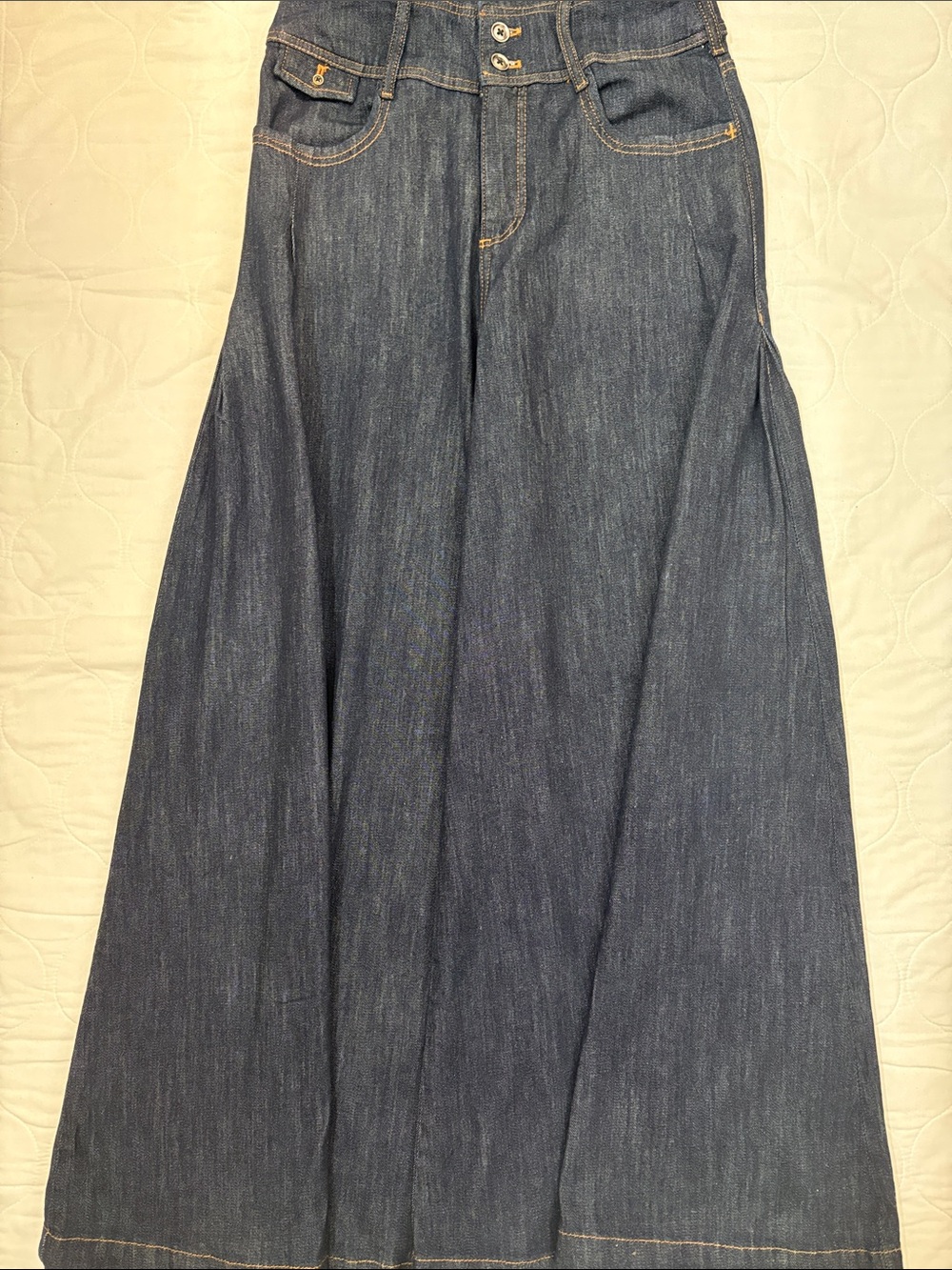 NWOT Anthropologie PILCRO Dramazzo Mid-Rise Ultra Wide-Leg Palazzo Jeans - Picture 6 of 13